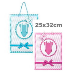 Baby Gift Bag size Large 25x32cm, assorted designs